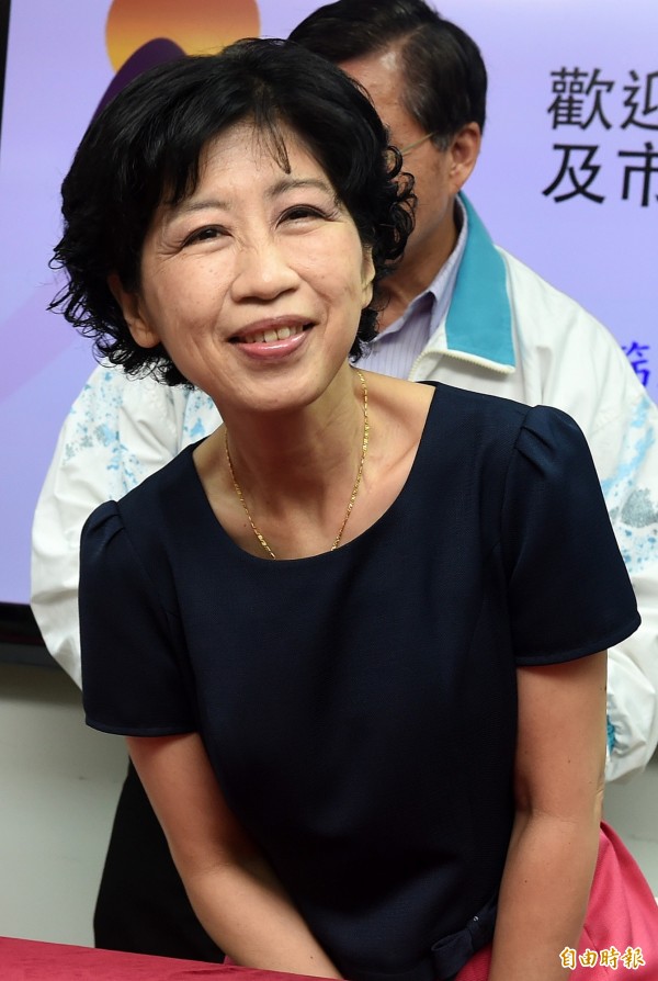 台北市長柯文哲夫人陳佩琪今上午出席衛生局宣導母乳活動，爆料一雙兒女小時候換尿布、泡牛奶的工作，由她一手包辦。（資料照，記者簡榮豐攝）