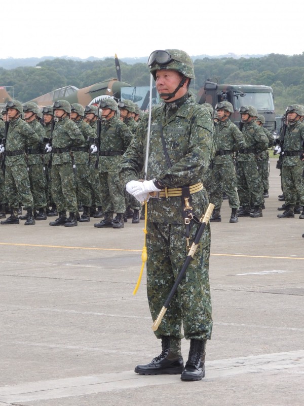 6軍團指揮官任季男中將。（記者羅添斌攝）