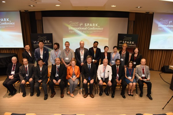 SPARK Taiwan今天登場,講者齊聚一堂激發生醫研究成果商品化的火花。(圖由科技部提供) SPARK Taiwan今天登場,講者齊聚一堂激發生醫研究成果商品化的火花。(圖由科技部提供)