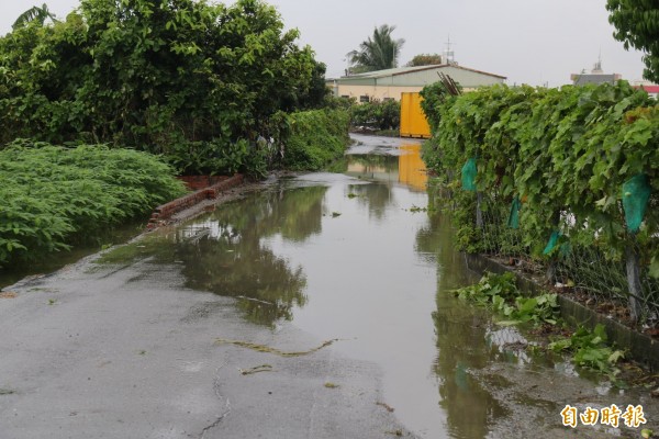 路竹東安路36巷20多戶住家無自來水， 立委邱志偉協助爭取經費解決用水困擾。（記者蘇福男攝）