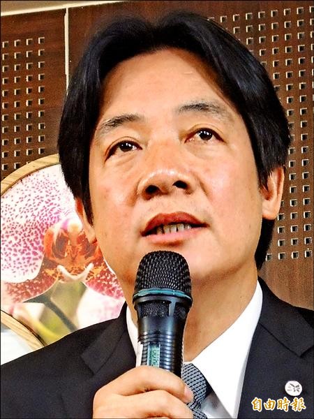 台南市長賴清德認為最高法院判決議長選舉亮票無罪，驗證推動議長選舉記名投票修法方向正確。（記者洪瑞琴攝）