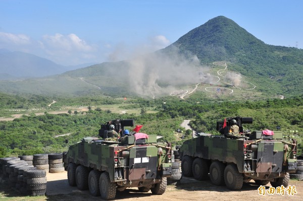 中科院自行研發的迷彩技術，軍備局竟同意得標廠商可交付他國生產。圖為漢光演習。（資料照，記者蔡宗憲攝）