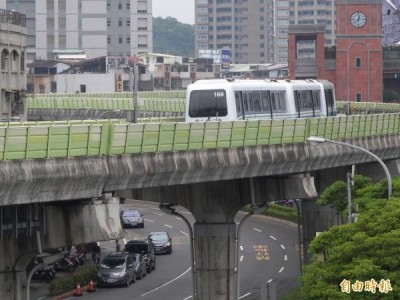 杜鵑颱風來襲，北捷宣布文湖線、高架路段目前暫停營運。（資料照，記者吳亮儀攝）