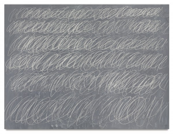 藝術家托姆布雷的《黑板》拍賣價達23億台幣。（圖擷自富士比網站）