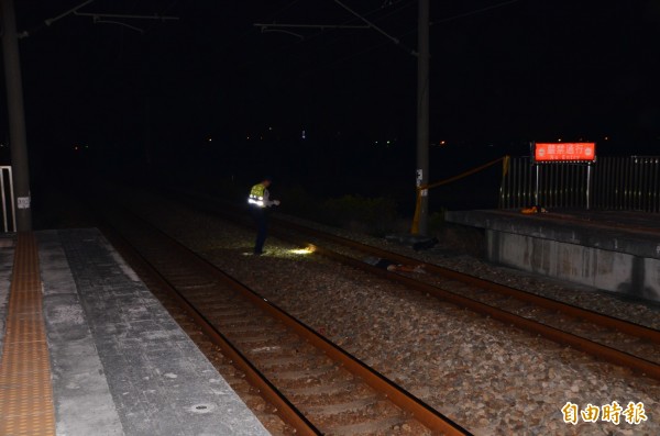 新北市樹林區俊英街今清晨5點多發生火車撞人事件。圖非新聞現場。（資料照）