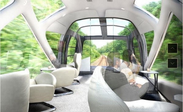 四季島列車的展望車廂有超大窗戶。（圖擷取自網路）