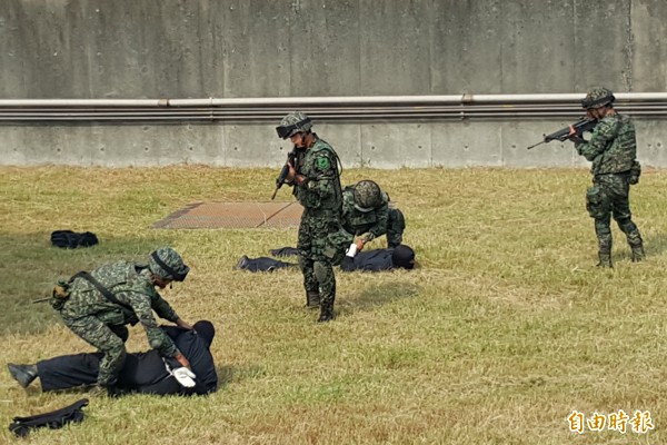 反恐部隊資料照。（記者洪臣宏攝）