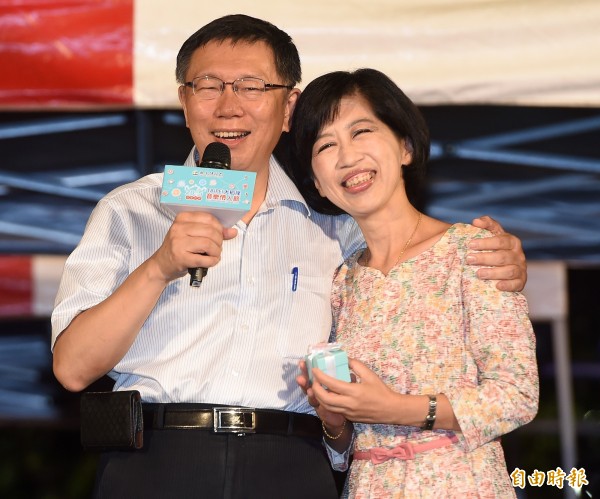 陳佩琪透露，柯文哲當市長後，她曾想和他離婚，（資料照，記者廖振輝攝）