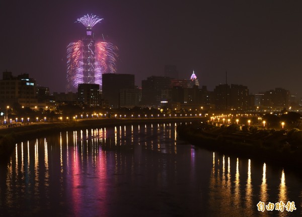 今天是2015年最後一天，不少民眾晚上準備到台北101跨年。（資料照，記者方賓照攝）