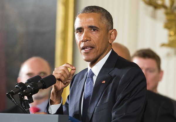 歐巴馬12日晚間發表總統任內的最後一場國情咨文演。（美聯社）