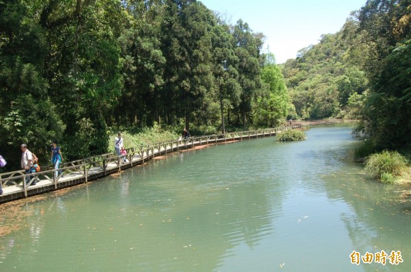 福山植物園因下雪休園2天。（資料照，記者江志雄攝）