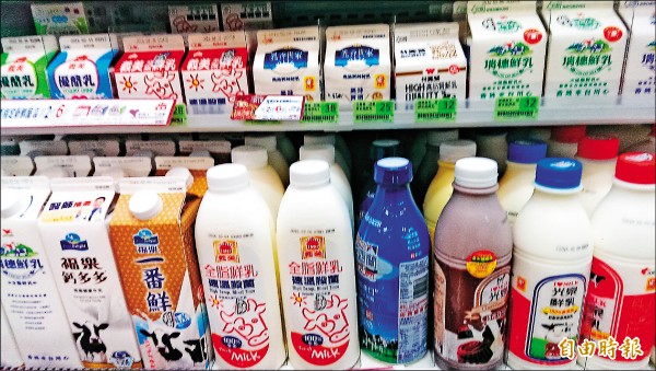 消基會調查指出，台灣乳品較歐美國家貴得多。（記者吳亮儀攝）