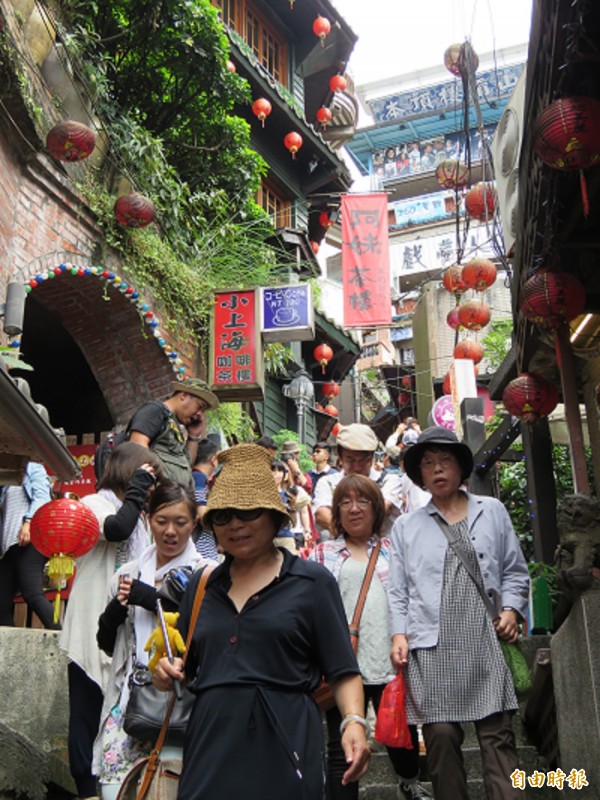 台灣北部觀光地區出現越來越多的韓國旅客。（資料照，記者林欣漢攝）