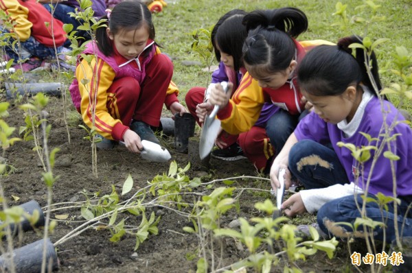 植樹示意圖。（資料照，記者歐素美攝）