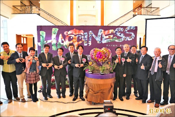 世界三大蘭展之一的台灣國際蘭展即將於後壁蘭花園區開展。（記者黃文鍠攝）