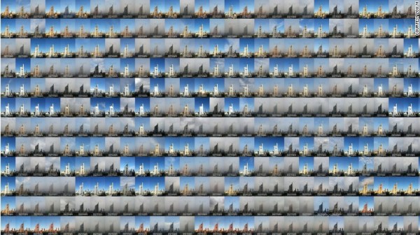 鄒毅拍的2015年北京每日照片組圖。（圖擷自CNN）