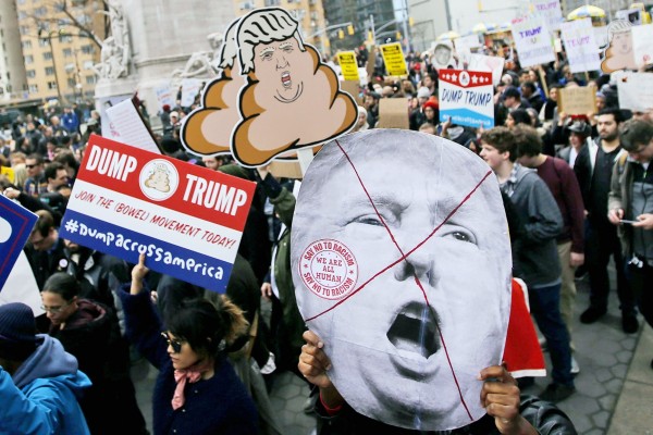 《TAIPEI TIMES 焦點》 Anti-Trump Rally In NY Highlights Mass Disapproval ...