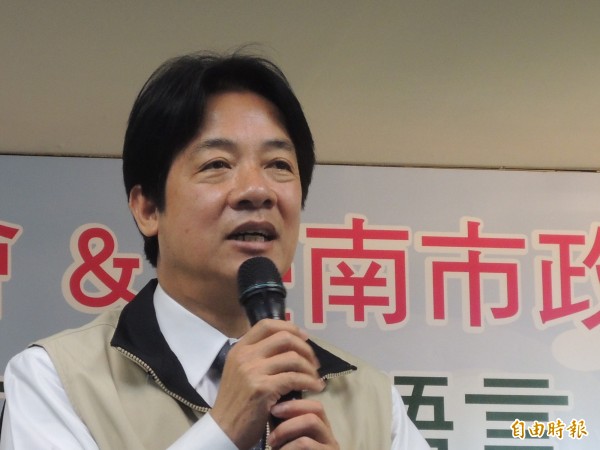 市長賴清德認為,培養國際語言能力很重要。(記者洪瑞琴攝) 市長賴清德認為,培養國際語言能力很重要。(記者洪瑞琴攝)