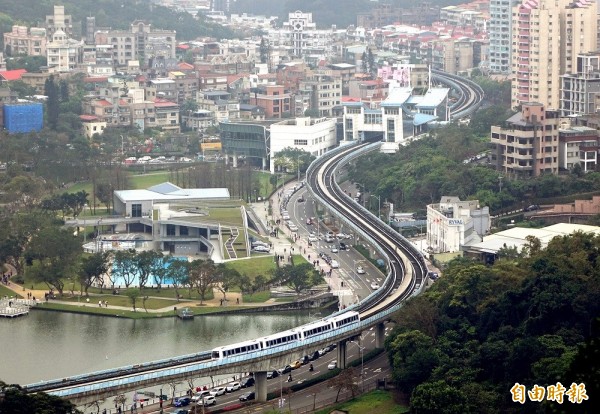 圖為捷運文湖線。（記者張嘉明攝）