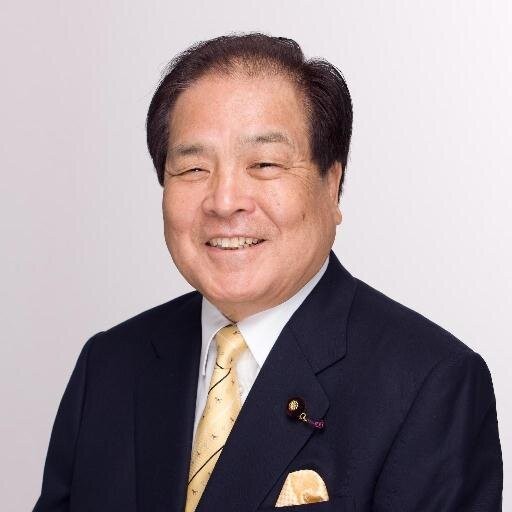 日本前總務大臣片山虎之助今天表示「熊本地震來得剛好」，引來各界熱議。（圖片擷取自推特）