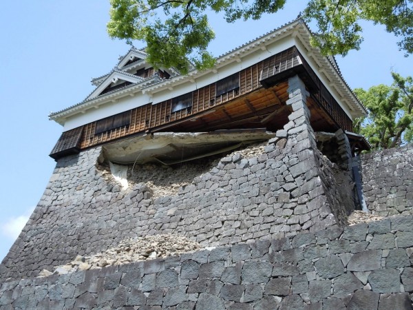 400年歷史的熊本城多處塌陷 嚴重受損 圖輯 國際 自由時報電子報