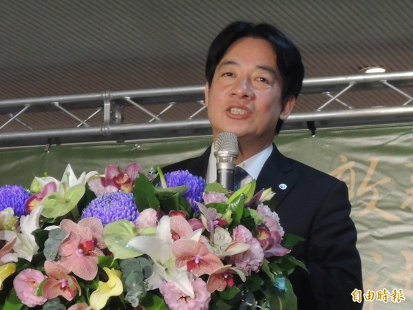 賴清德表示未來將在市府局處首長中延攬人才出任副市長。（資料照，記者洪瑞琴攝）