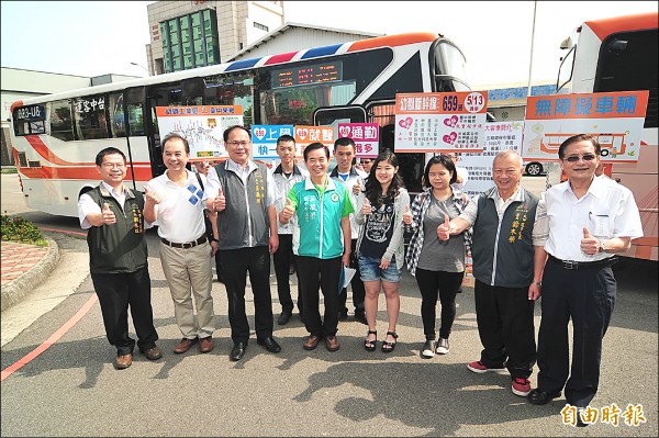 六五九線公車將上路，可嘉惠海線地區學生、通勤族及求診民眾。（記者李忠憲攝）