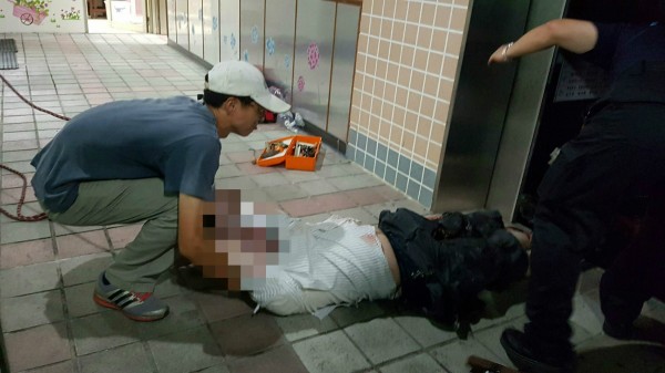 宜蘭縣宜蘭大學發生電梯吃人意外，導致一名骨科醫師死亡。（記者簡惠茹翻攝）