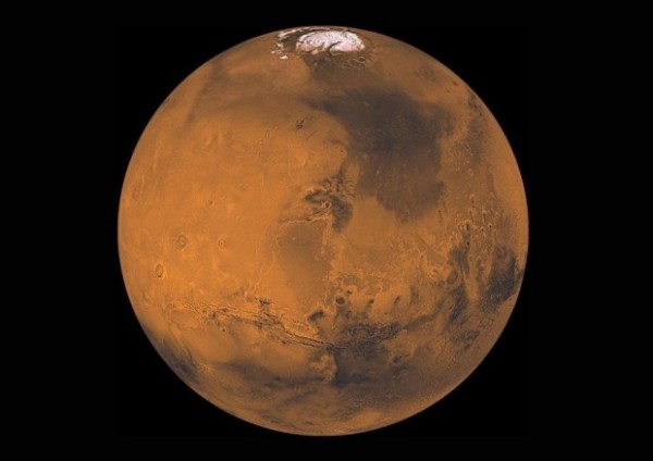 今天是火星11年來最接近地球的一天，若天氣狀況良好，民眾甚至可用肉眼就可看到火星。（NASA）