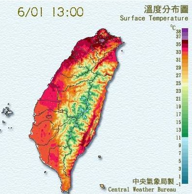 熱到被烤熟！ 台灣變成一顆「紅番薯」 - 生活 - 自由時報電子報