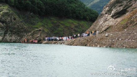 中國四川廣元發生翻船意外，14人下落不明。（圖擷取自網路）