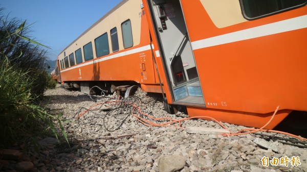 台鐵651次莒光號北上列車，在花蓮縣富里路段發生出軌意外。（資料照，記者王錦義攝）