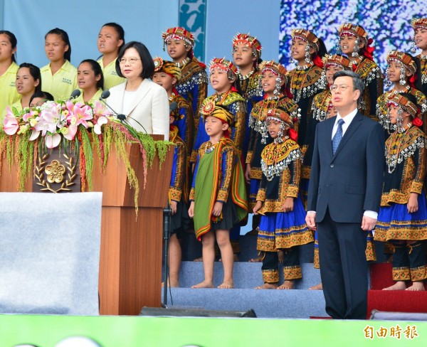 希望合唱團於總統就職典禮上領唱國歌，原定在中國表演遭取消。（資料照，記者王藝菘攝）