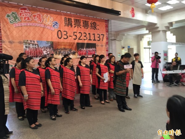 「泰雅学堂」为创世基金会新竹分院献唱，揪大家7月9日购票进场发挥爱心。（记者黄美珠摄）