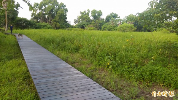 巴克禮公園又獲2016國家卓越建設獎最佳管理維護類卓越獎。（記者蔡文居攝）