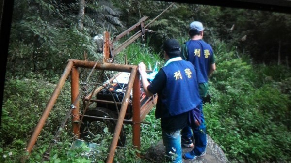 警方查出林嫌利用「流籠」在台中和平山區運毒。（記者姚岳宏翻攝）