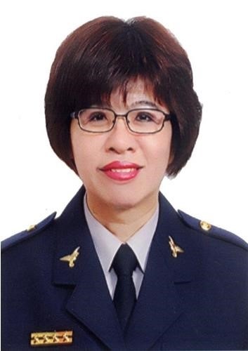 警界首位女性督察長張慈慧。（記者黃敦硯翻攝）