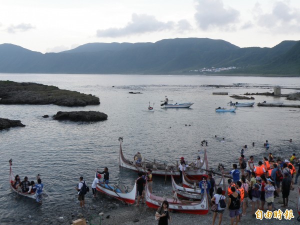 蘭嶼遊客量逐年增加。（記者張存薇攝）