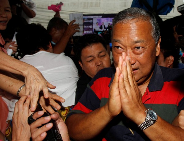 曼谷市長素攀親王涉嫌貪汙，遭總理帕拉育停職。（路透）