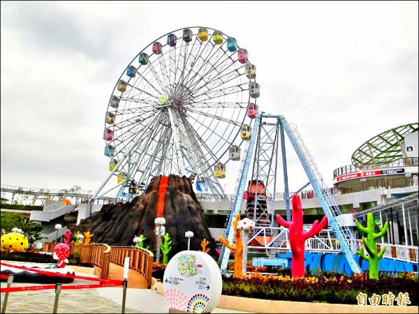 台北市兒童新樂園9月1日起推出月票，週一至週五不限次數入園。（記者謝佳君攝）