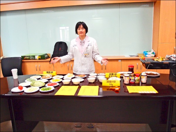 雙和醫院營養室組長莊世玟建議中秋節飲食三大法則，就可以快樂安心歡度中秋。（雙和醫院提供）