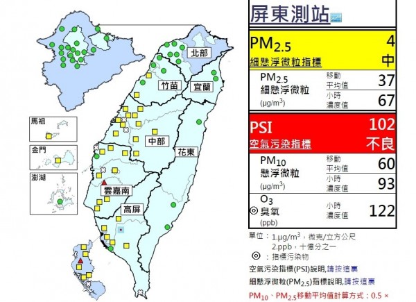 南高屏空氣品質差敏感族群須留意 生活 自由時報電子報