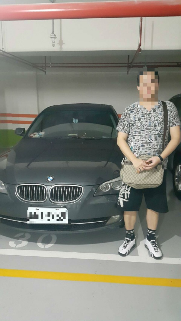 涉嫌詐騙女網友為他貸款買車的蕭男。（記者劉慶侯翻攝）