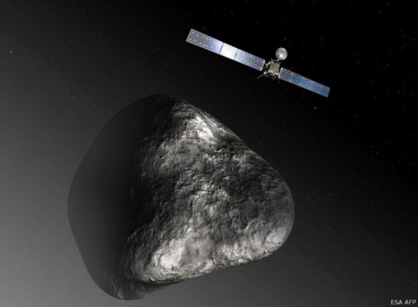 為人類服務12年的「羅賽塔」（Rosetta）彗星探測器，日前已按計畫撞向67P彗星。（ESA）