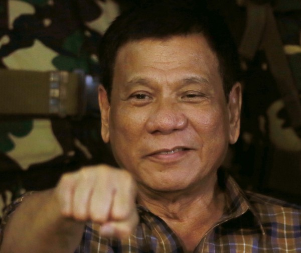 菲律賓總統杜特蒂（Rodrigo Duterte）。（資料照，美聯社）