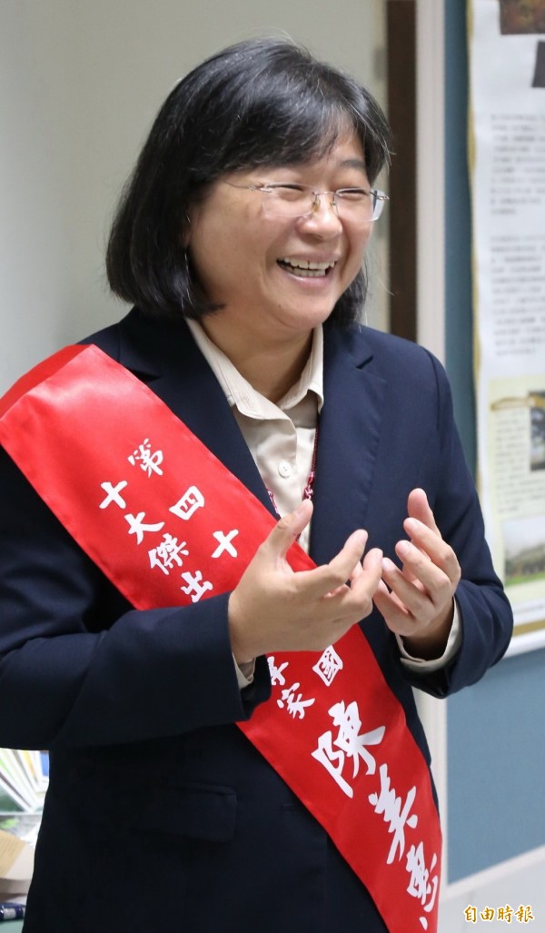 陳美惠帶動台灣深度旅遊，創造導覽解說員千萬營收，獲選為今年台灣10大傑出農業專家。（記者邱芷柔攝）