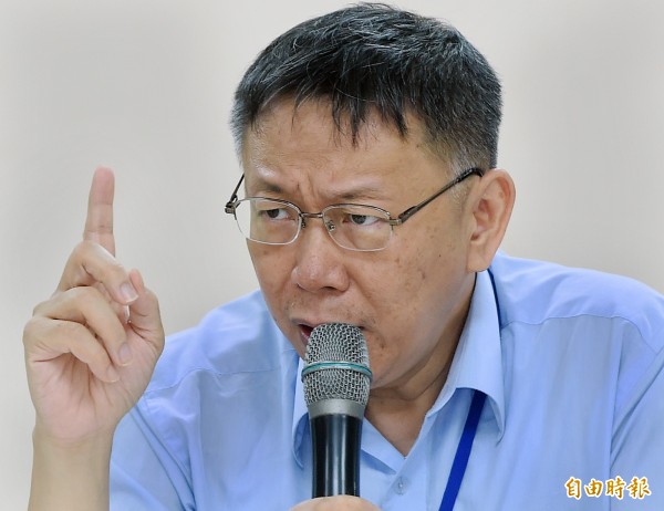 有媒體今報導台北市長柯文哲上任後未滿兩年將集滿15位離職首長。（資料照，記者廖振輝攝）