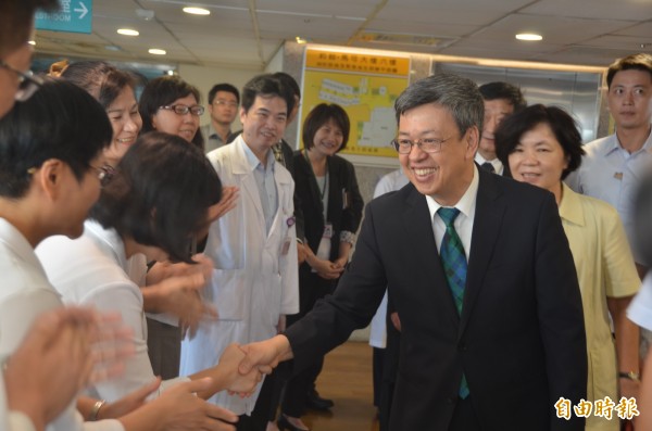  副總統陳建仁呼籲民眾快打流感疫苗。（資料照，記者葉永騫攝）
