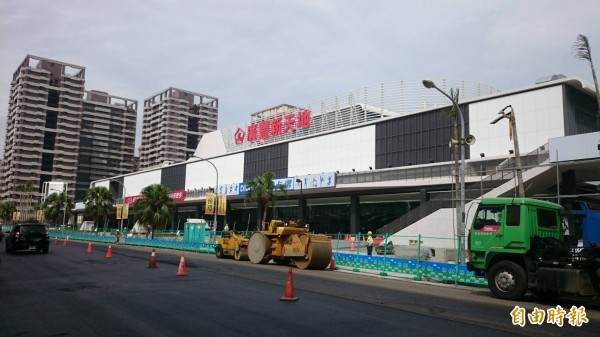 位於廣豐新天地的市立兒童美術館，明年兒童節前啟用。（記者謝武雄攝）