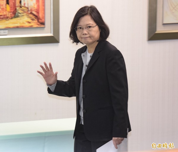 蔡英文表示,無論在區域或全球事務上,台灣將持續做為美國緊密且可靠之夥伴。(記者黃耀徵攝) 蔡英文表示,無論在區域或全球事務上,台灣將持續做為美國緊密且可靠之夥伴。(記者黃耀徵攝)